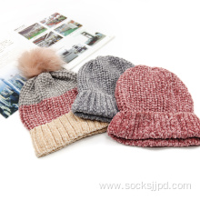 Womens chenile chunky hats